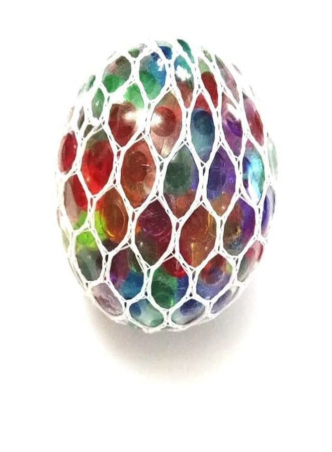 PIXELERA Rainbow Mesh Stress Ball, Squishy Squeeze Grape Design, 6 cm Diameter, Colorful Fidget Toy for Kids and Adults, Single Pack - Image 3